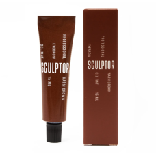 Gel eyebrow paint WARM BROWN 15ml SCULPTOR