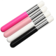 Brush for cleaning eyelashes and eyebrows, colored