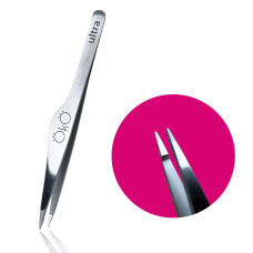 Tweezers for eyebrows point (hand sharpening) Ultra Point OKO 03