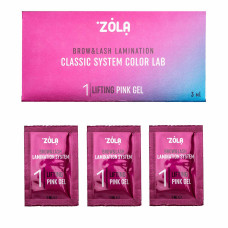 Склад для ламінування 01 Lifting PINK gel у саше ZOLA