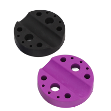 Round silicone stand with 6 holes