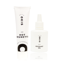 Крем-фарба для брів з окислювачем Hot Brunette OKIS BROW
