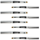 Eyebrow brush No. 2 oval Permanent lash&brow