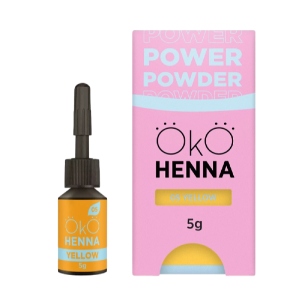 Хна для брів Power Powder 05 Yellow OKO