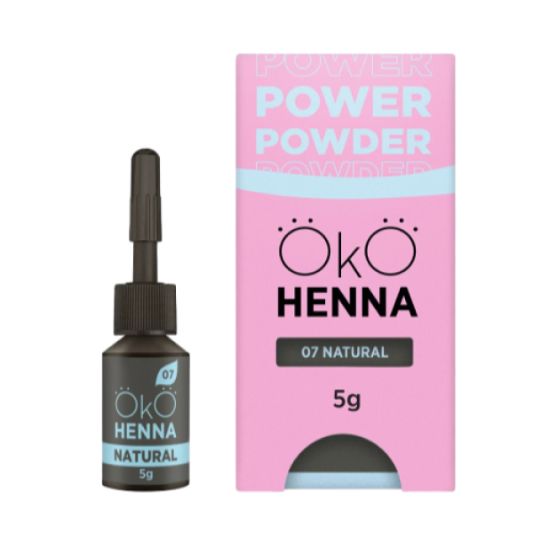 Хна для брів Power Powder 07 Natural OKO