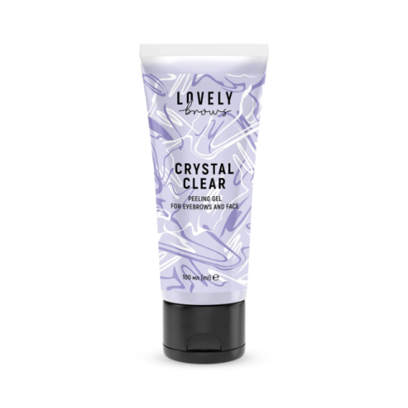 Пілінг-скатка Crystal clear для брів та обличчя LOVELY BROWS