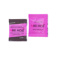 Paint for eyebrows and eyelashes Graphite + oxidizer NIKK MOLE in a sachet