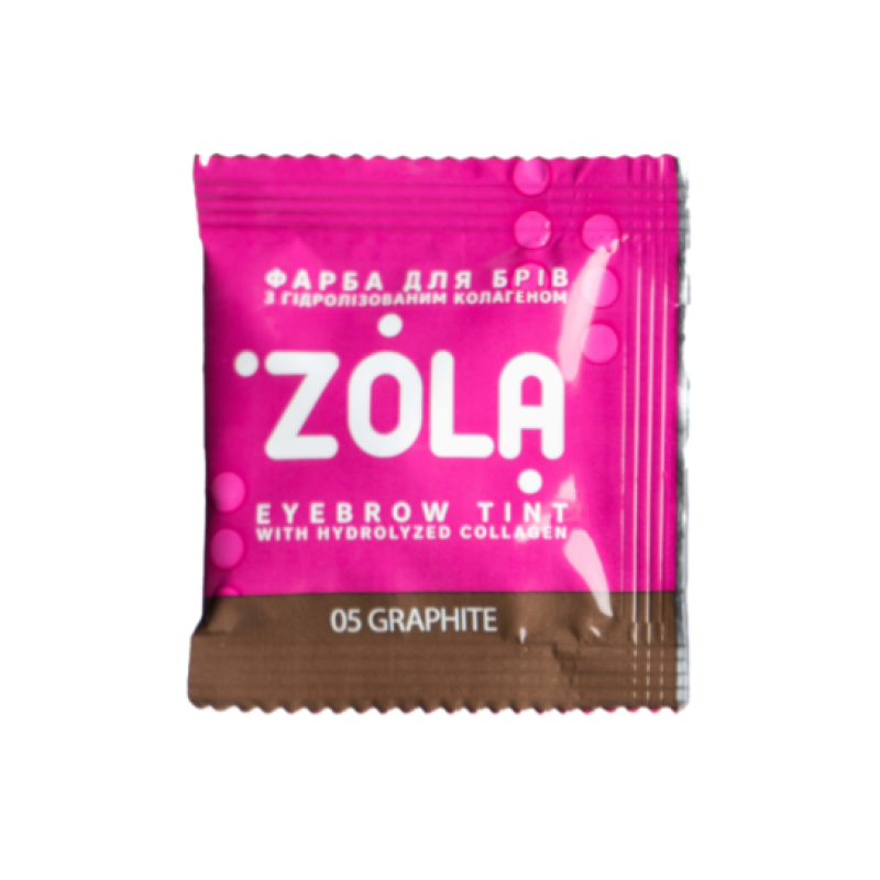 Краска для бровей с коллагеном в саше Eyebrow Tint With Collagen 5ml (05) ZOLA