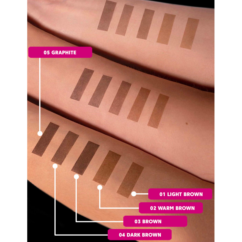 Краска для бровей с коллагеном Eyebrow Tint With Collagen 15ml (02 Warm Вrown) ZOLA