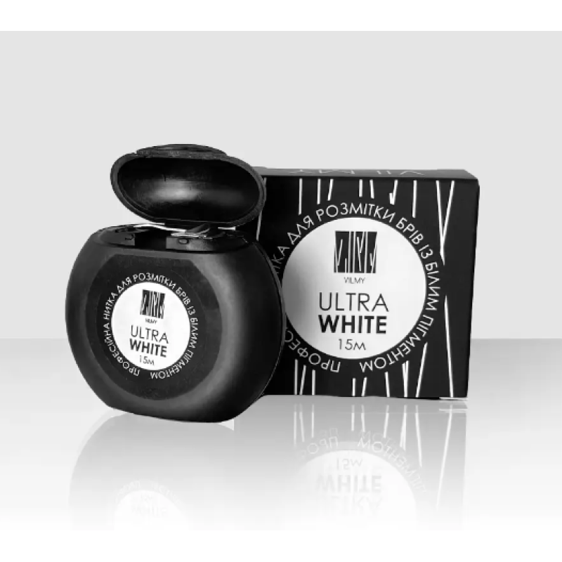 Нитка просочена пастою для розмітки ескізу брів Vilmy