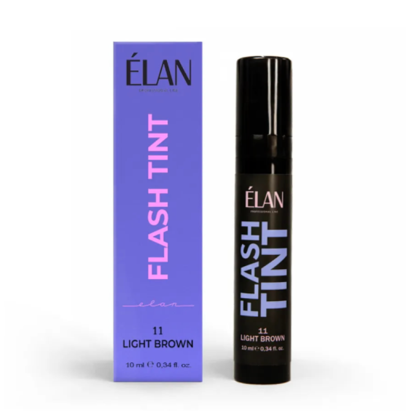 Краска для брів та вій FLASH TINT (11) Light Brown ELAN