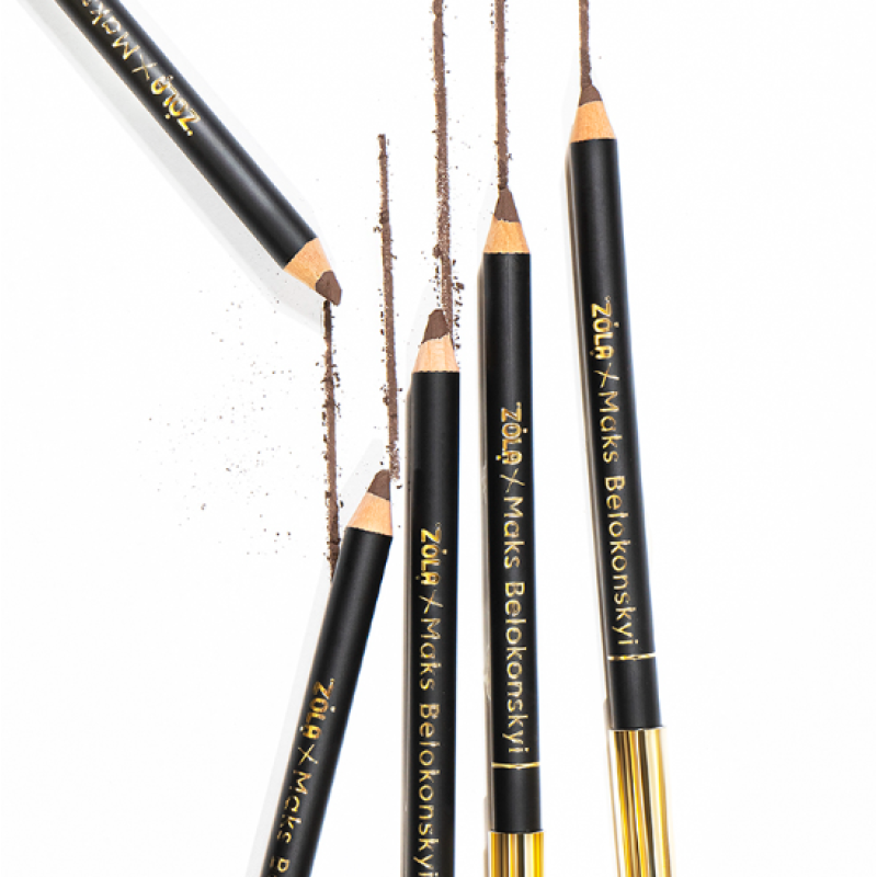 Олівець для брів пудровий ZOLA x Maks Belokonskyi