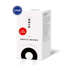 Gentle Brown OKIS BROW Eyebrow Cream Dye