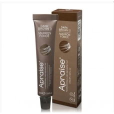 Фарба для брів та вій №3 Dark Brown APRAISE PPD FREE