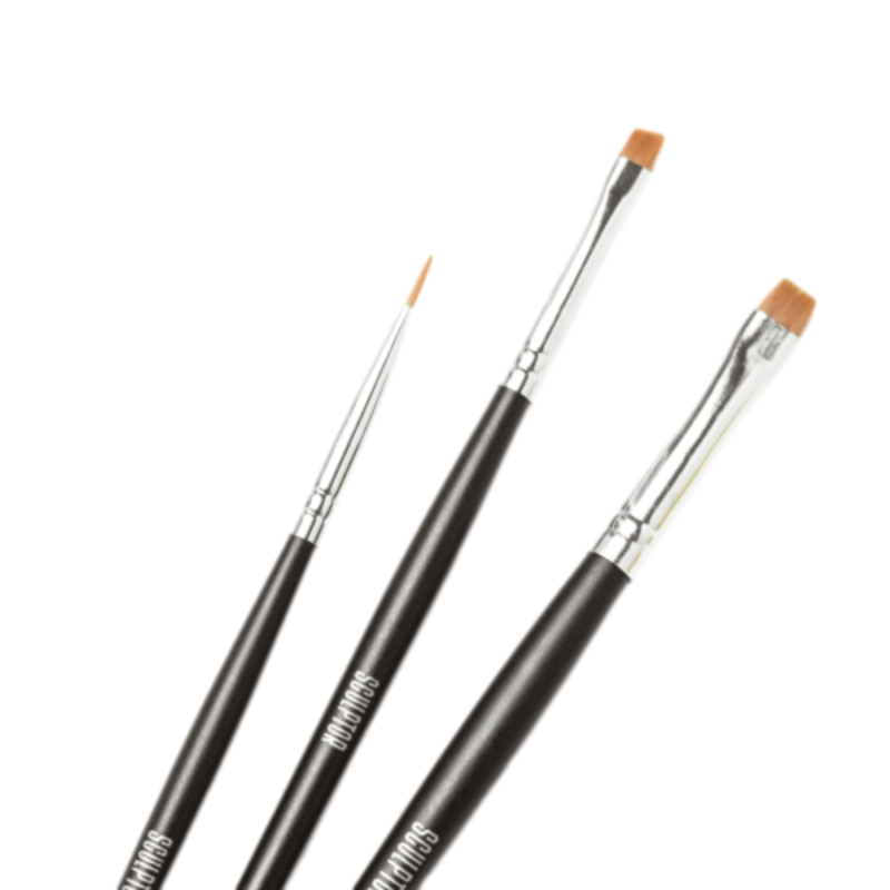 Набір пензлів BROW SET (coral) SCULPTOR