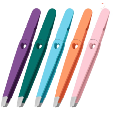 Пінцет для брів зі скошеними кінчиками KLEVER HEART