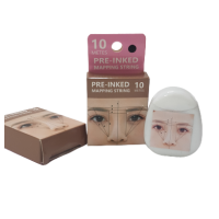 Нитка для прорисовки эскиза бровей Pre-inked пропитана пастой 10 м