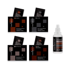 Набір фарб-тінт для брів у саше з окислювачем EKKO BEAUTY