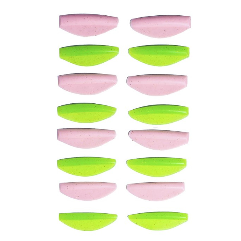 Валики для ламинирования Round Curl Pink & Green ZOLA