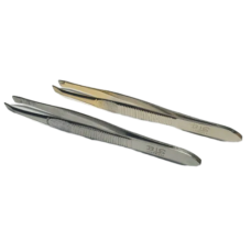 Пінцет для брів скошений BLS Tetta