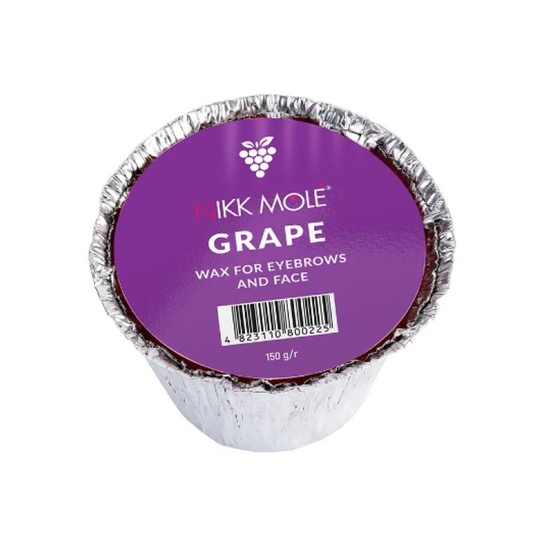 Віск твердий для брів та обличчя Grape NIKK MOLE