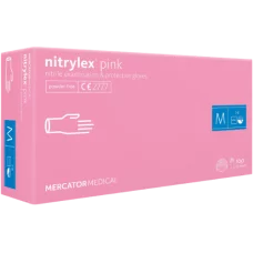 Перчатки нитриловые NITRYLEX (розовые)